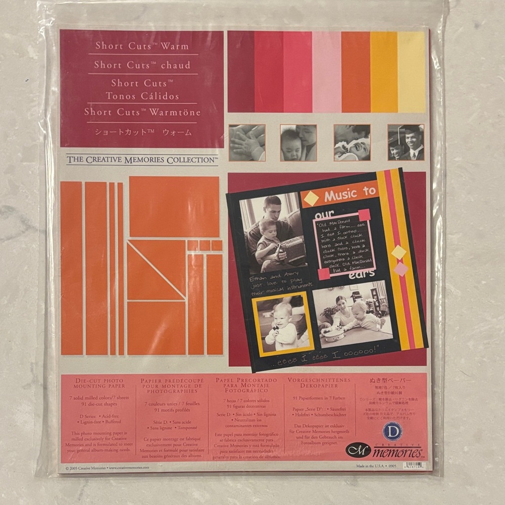 Creative Memories Short Cuts Warm